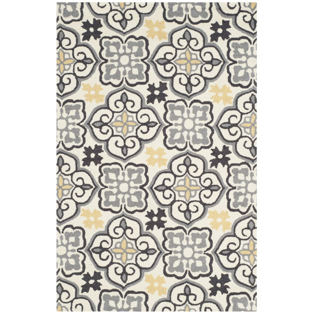 SAFAVIEH Four Seasons FRS230A Grey / Ivory Rug Image 7