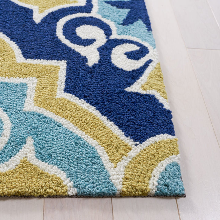 SAFAVIEH Four Seasons FRS231A Navy / Light Blue Rug Image 4