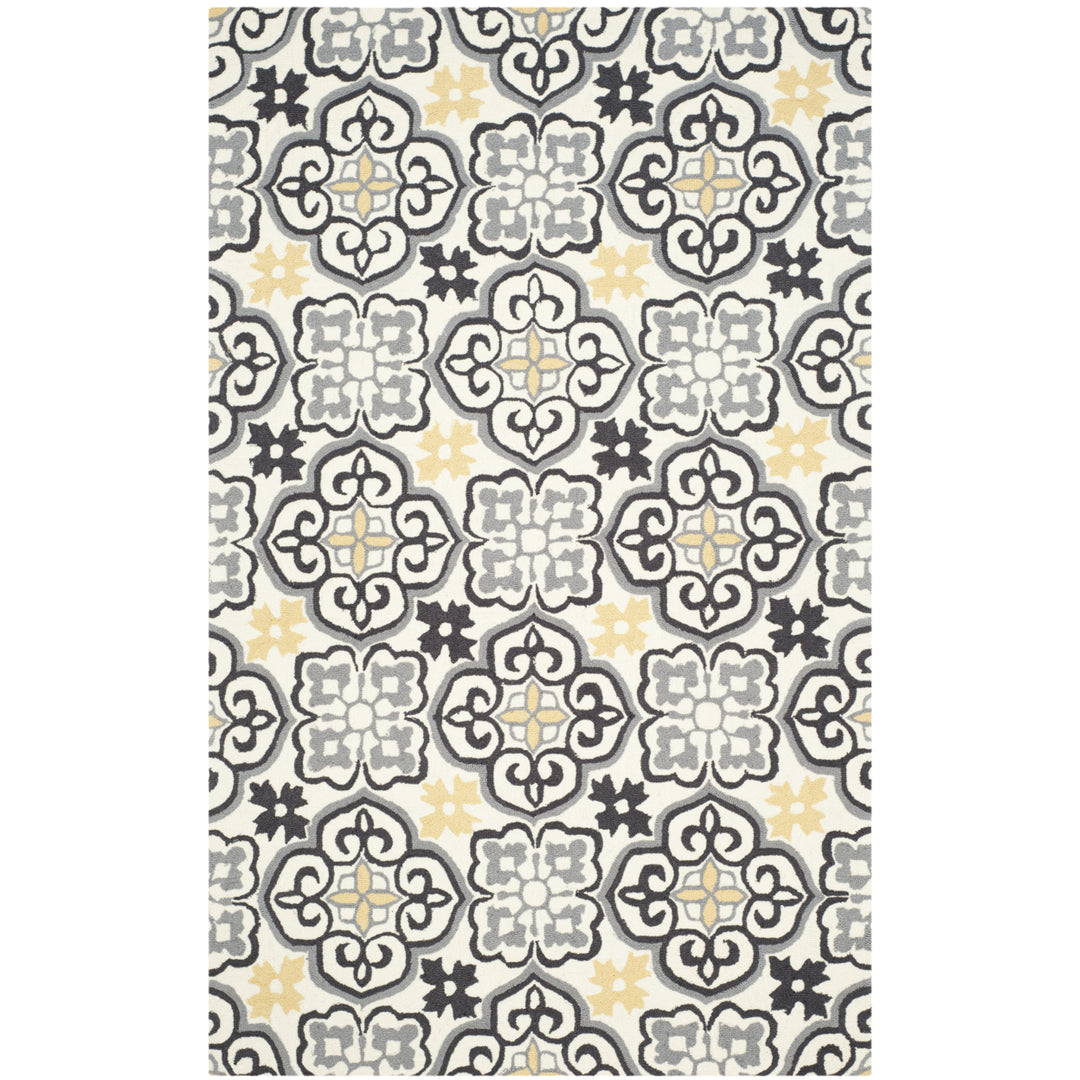 SAFAVIEH Four Seasons FRS230A Grey / Ivory Rug Image 8