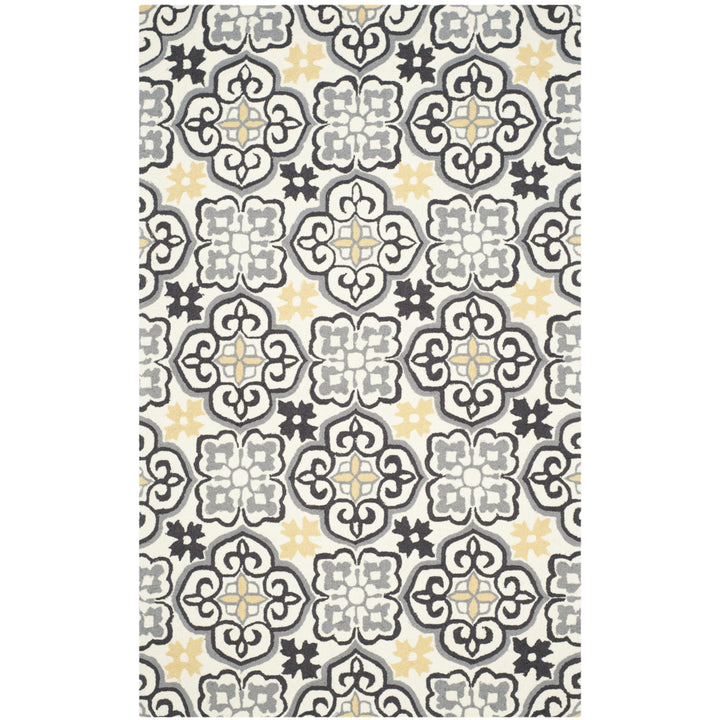 SAFAVIEH Four Seasons FRS230A Grey / Ivory Rug Image 8