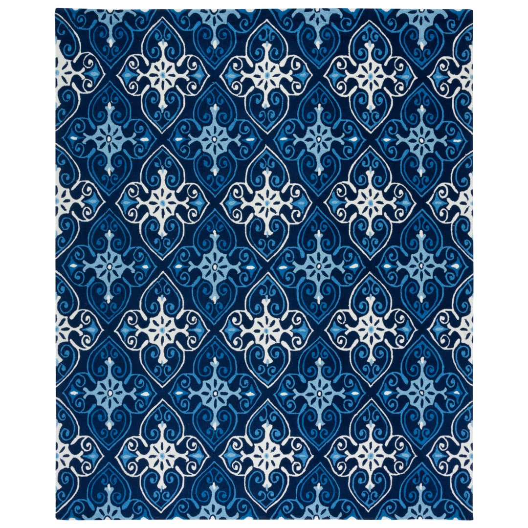 SAFAVIEH Four Seasons FRS232A Navy / Ivory Rug Image 1