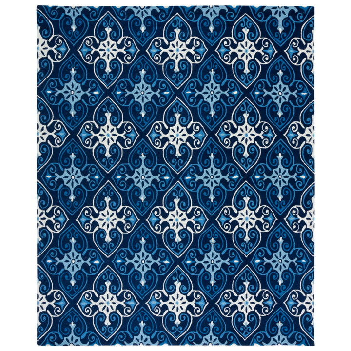 SAFAVIEH Four Seasons FRS232A Navy / Ivory Rug Image 1