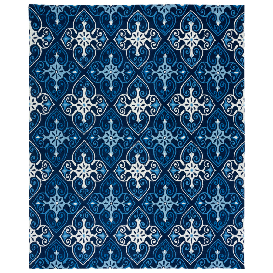 SAFAVIEH Four Seasons FRS232A Navy / Ivory Rug Image 1