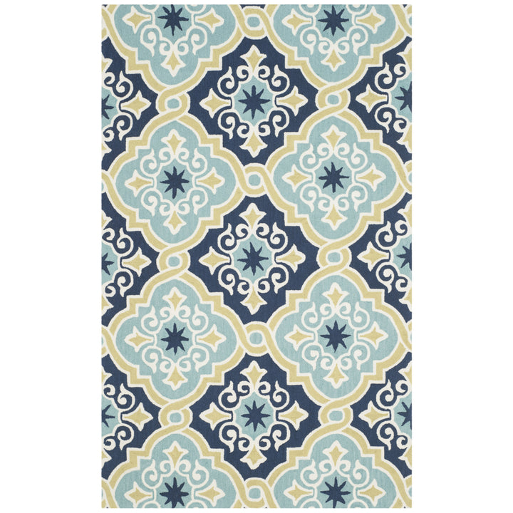 SAFAVIEH Four Seasons FRS231A Navy / Light Blue Rug Image 7