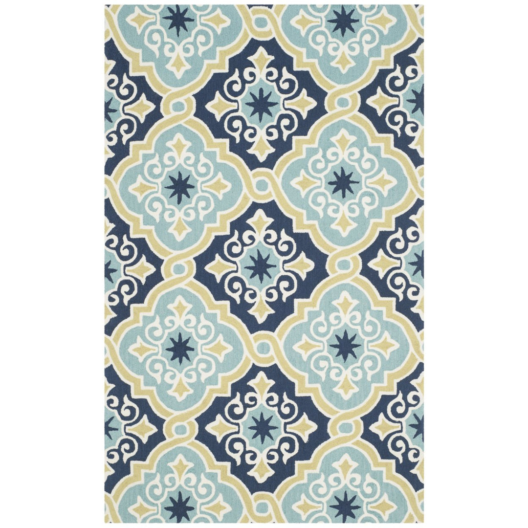 SAFAVIEH Four Seasons FRS231A Navy / Light Blue Rug Image 1