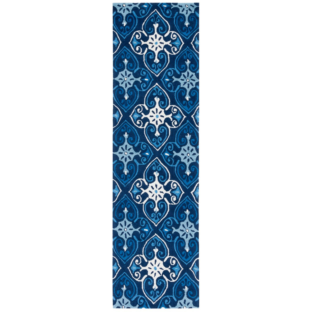 SAFAVIEH Four Seasons FRS232A Navy / Ivory Rug Image 3