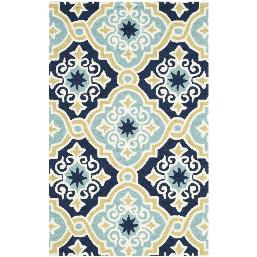 SAFAVIEH Four Seasons FRS231B Navy / Blue Rug Image 1