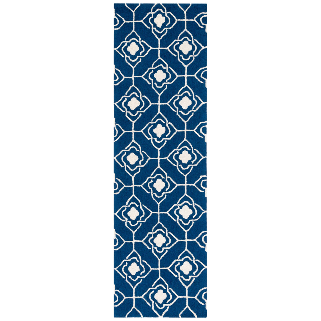 SAFAVIEH Four Seasons FRS233H Navy / Ivory Rug Image 3