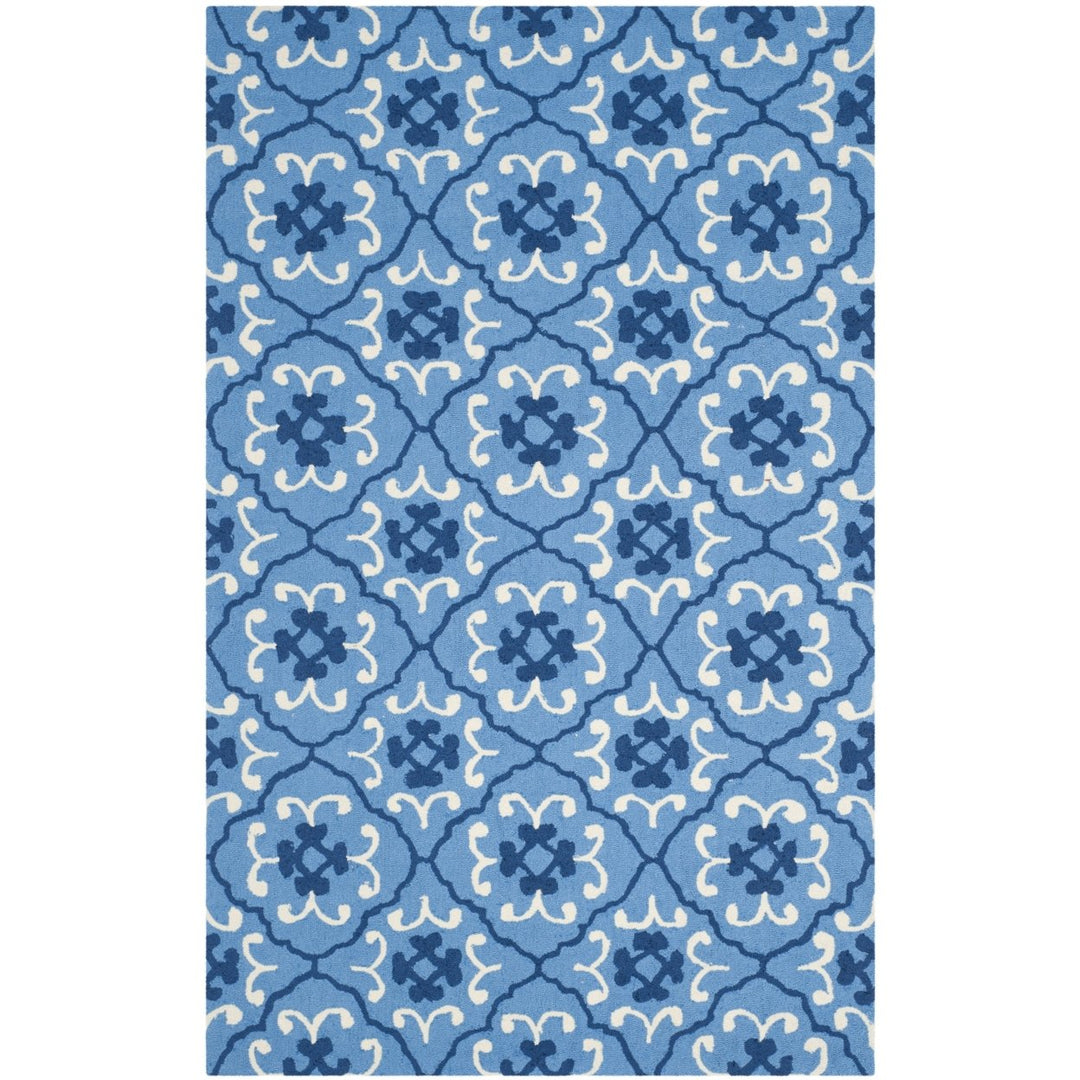 SAFAVIEH Four Seasons FRS234A Blue / Ivory Rug Image 7