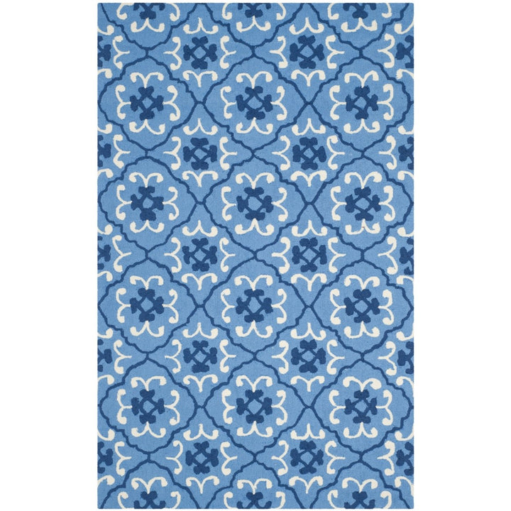 SAFAVIEH Four Seasons FRS234A Blue / Ivory Rug Image 7