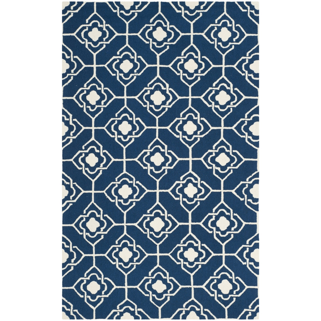 SAFAVIEH Four Seasons FRS233H Navy / Ivory Rug Image 7