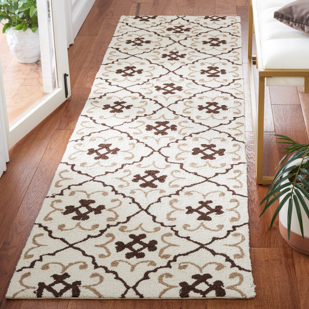 SAFAVIEH Four Seasons FRS234M Ivory / Grey Rug Image 2