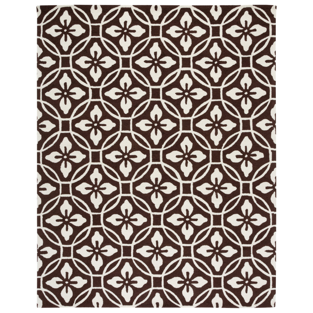 SAFAVIEH Four Seasons FRS236E Chocolate / Ivory Rug Image 1