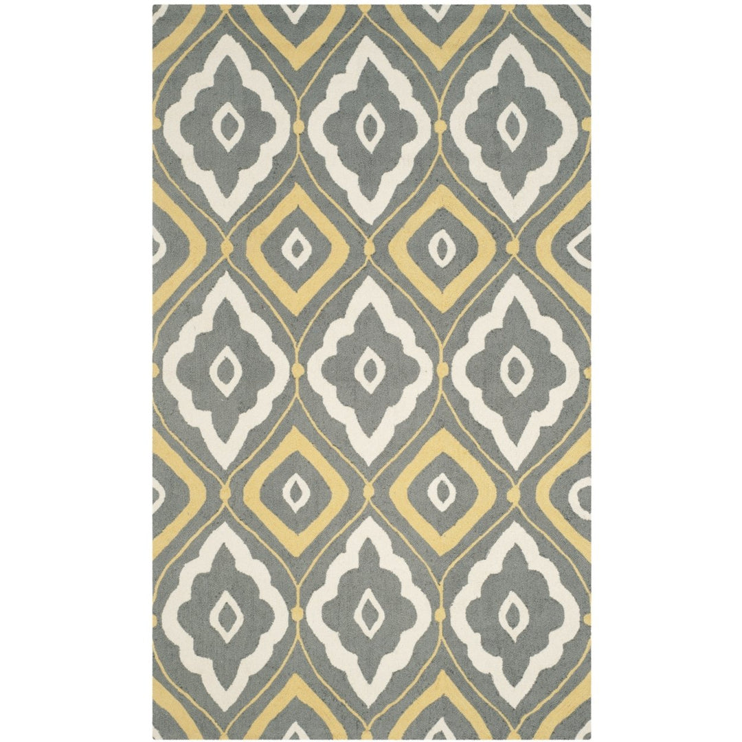 SAFAVIEH Four Seasons FRS235B Grey / Ivory Rug Image 7