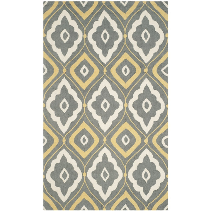 SAFAVIEH Four Seasons FRS235B Grey / Ivory Rug Image 7