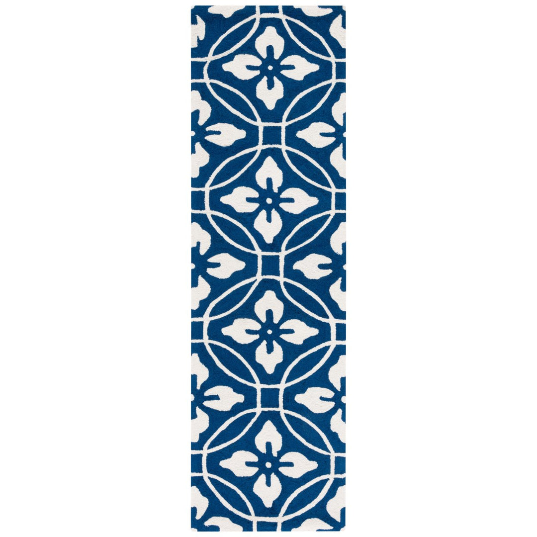 SAFAVIEH Four Seasons FRS236H Navy / Ivory Rug Image 1