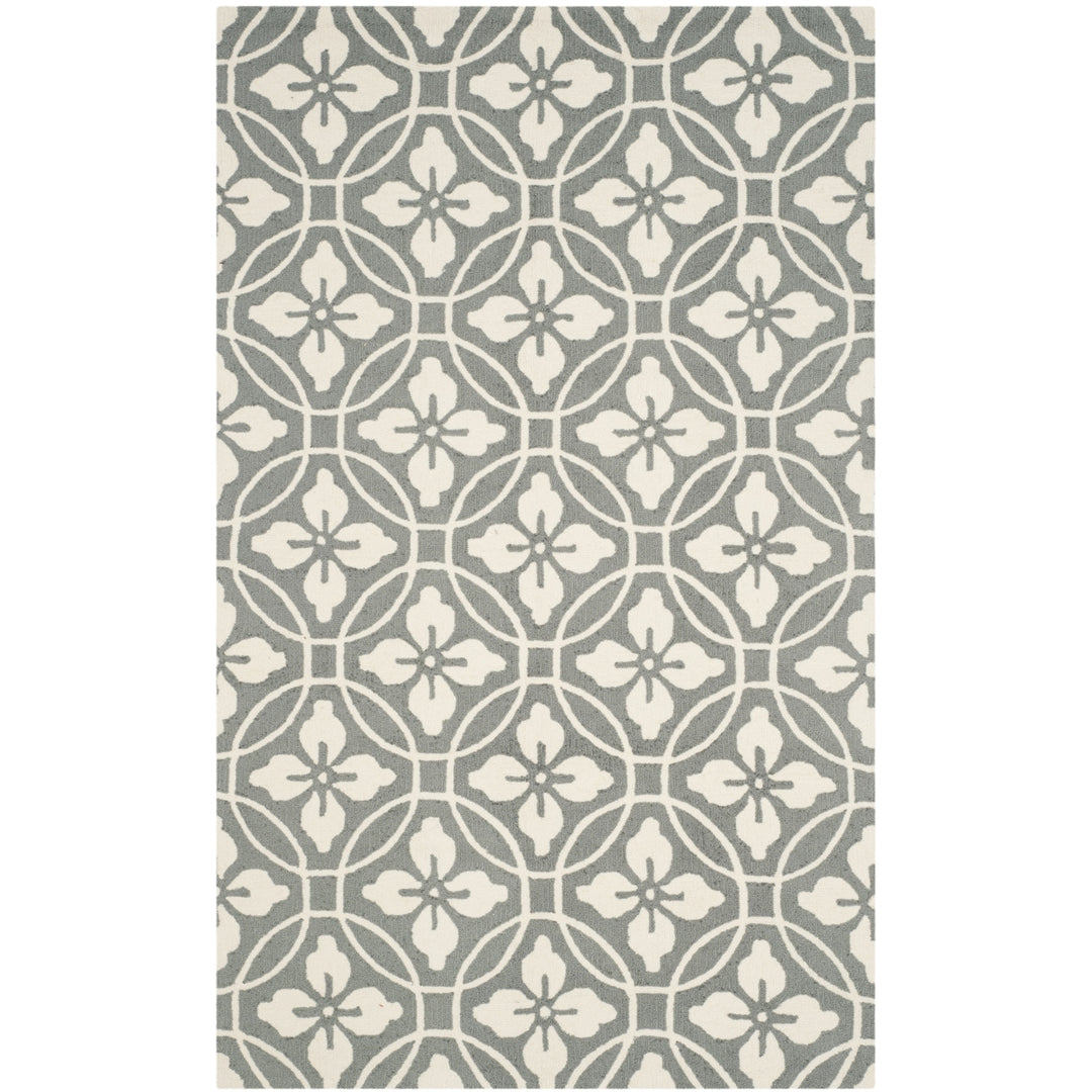 SAFAVIEH Four Seasons FRS236B Grey / Ivory Rug Image 7