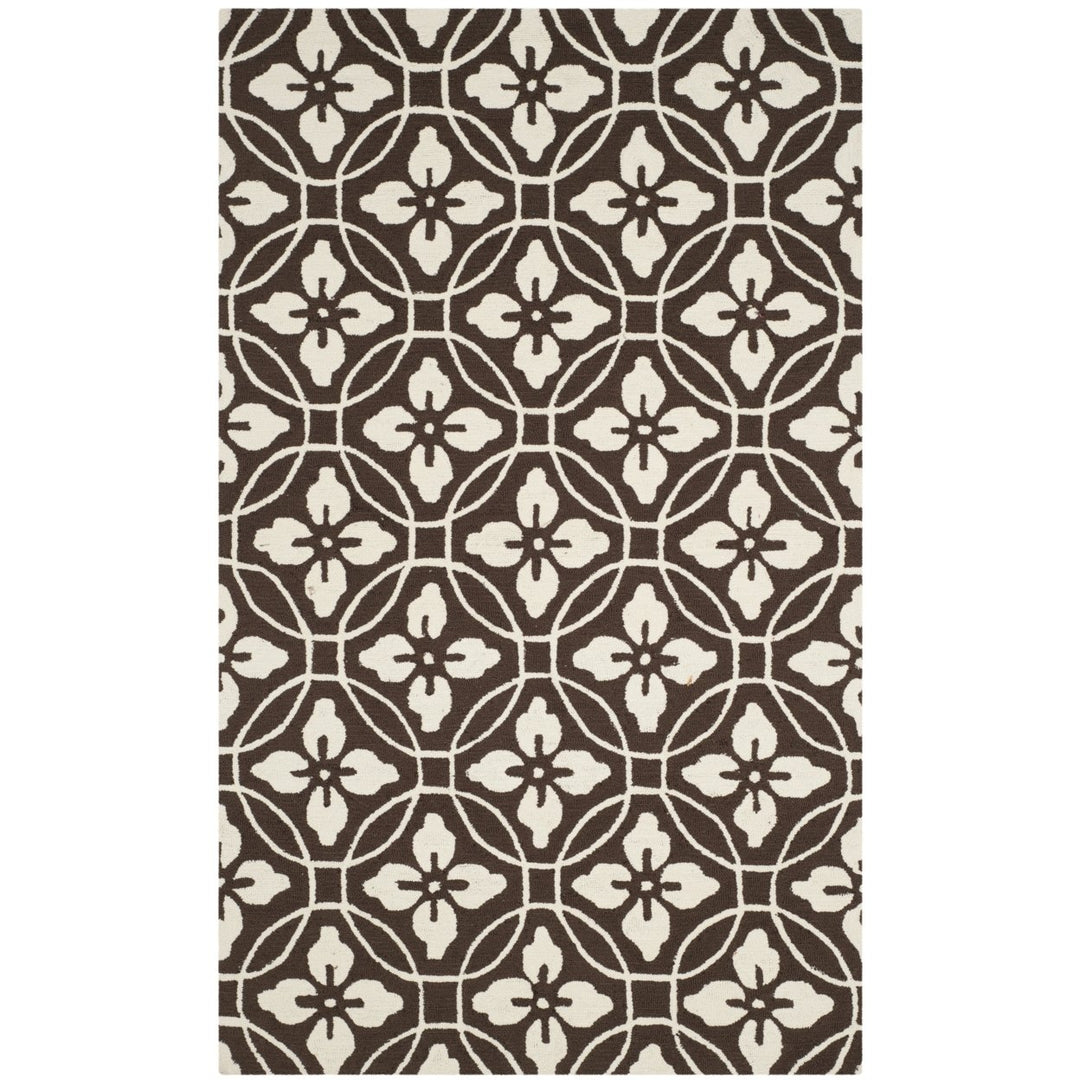 SAFAVIEH Four Seasons FRS236E Chocolate / Ivory Rug Image 7