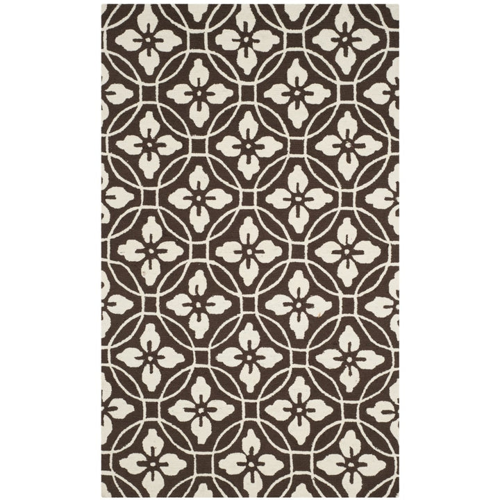 SAFAVIEH Four Seasons FRS236E Chocolate / Ivory Rug Image 7