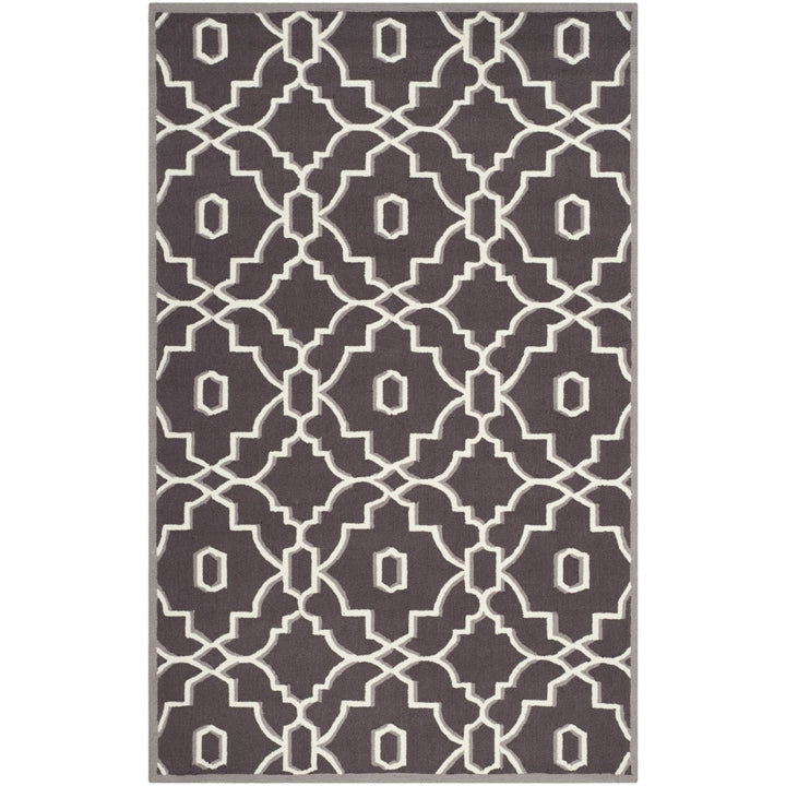 SAFAVIEH Four Seasons FRS237C Dark Grey / Ivory Rug Image 1