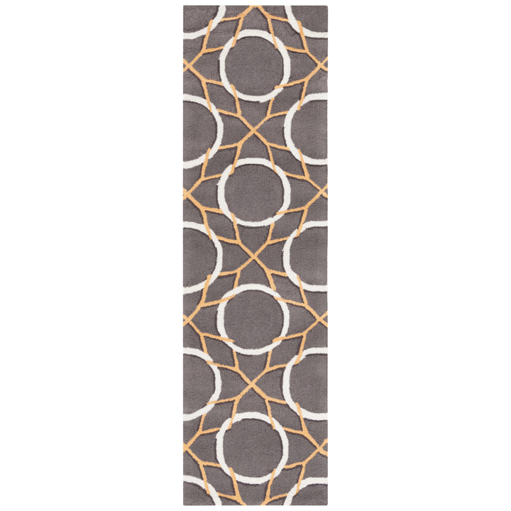 SAFAVIEH Four Seasons FRS238B Grey / Ivory Rug Image 3