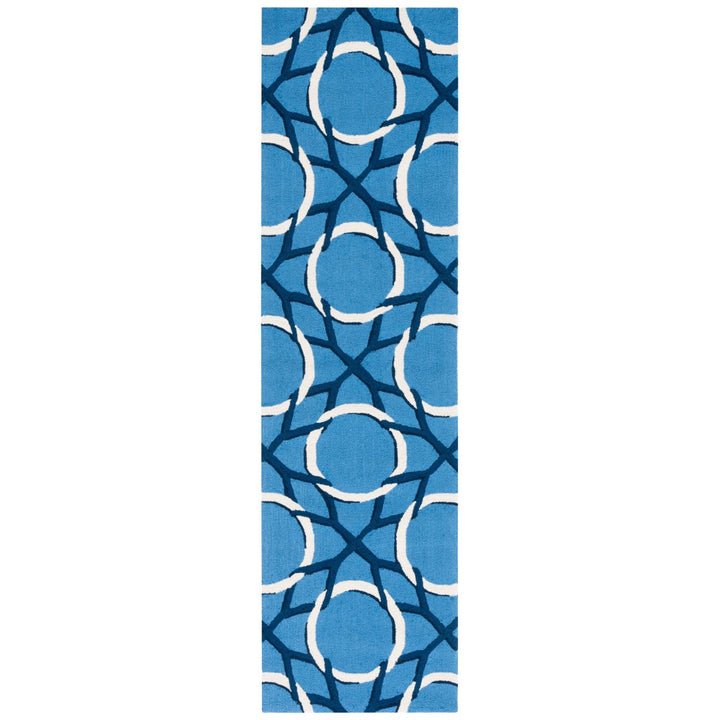 SAFAVIEH Four Seasons FRS238A Blue / Ivory Rug Image 3