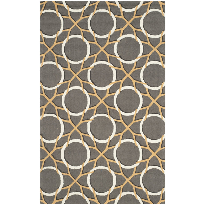 SAFAVIEH Four Seasons FRS238B Grey / Ivory Rug Image 5