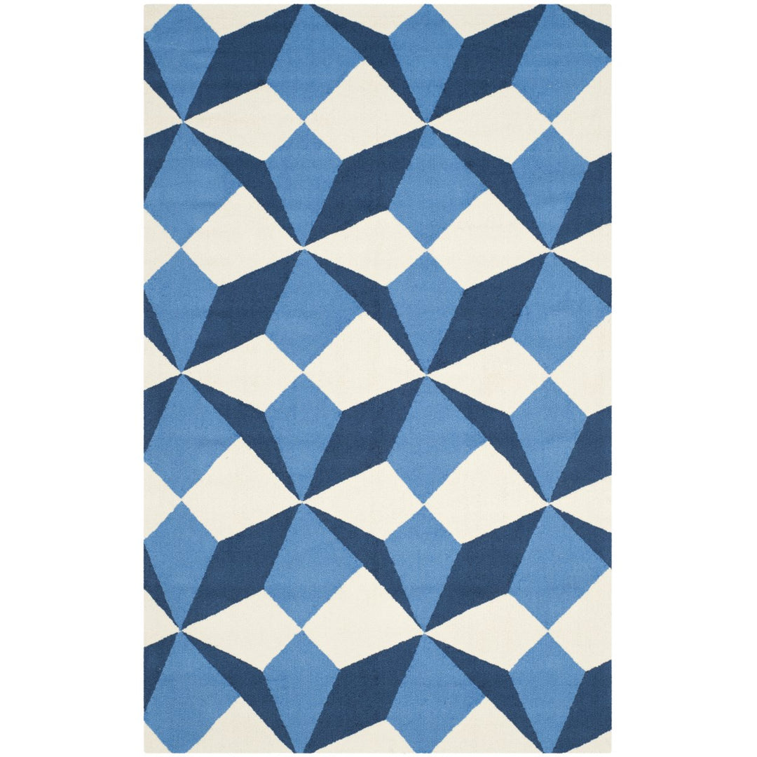 SAFAVIEH Four Seasons FRS239K Ivory / Blue Rug Image 1