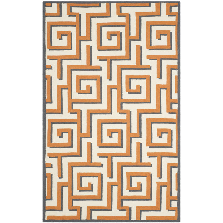 SAFAVIEH Four Seasons FRS240L Ivory / Brown Rug Image 4