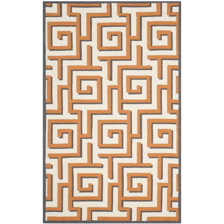 SAFAVIEH Four Seasons FRS240L Ivory / Brown Rug Image 1