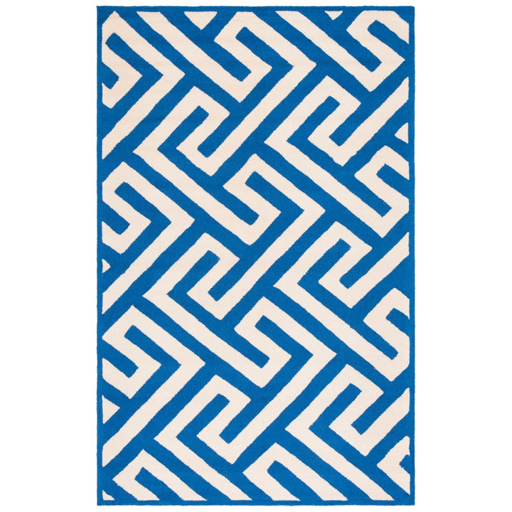 SAFAVIEH Four Seasons FRS241K Ivory / Blue Rug Image 7