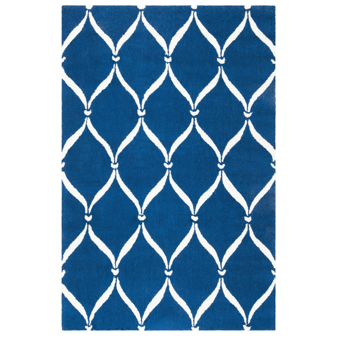 SAFAVIEH Four Seasons FRS242H Navy / Ivory Rug Image 1