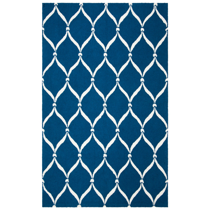 SAFAVIEH Four Seasons FRS242H Navy / Ivory Rug Image 7