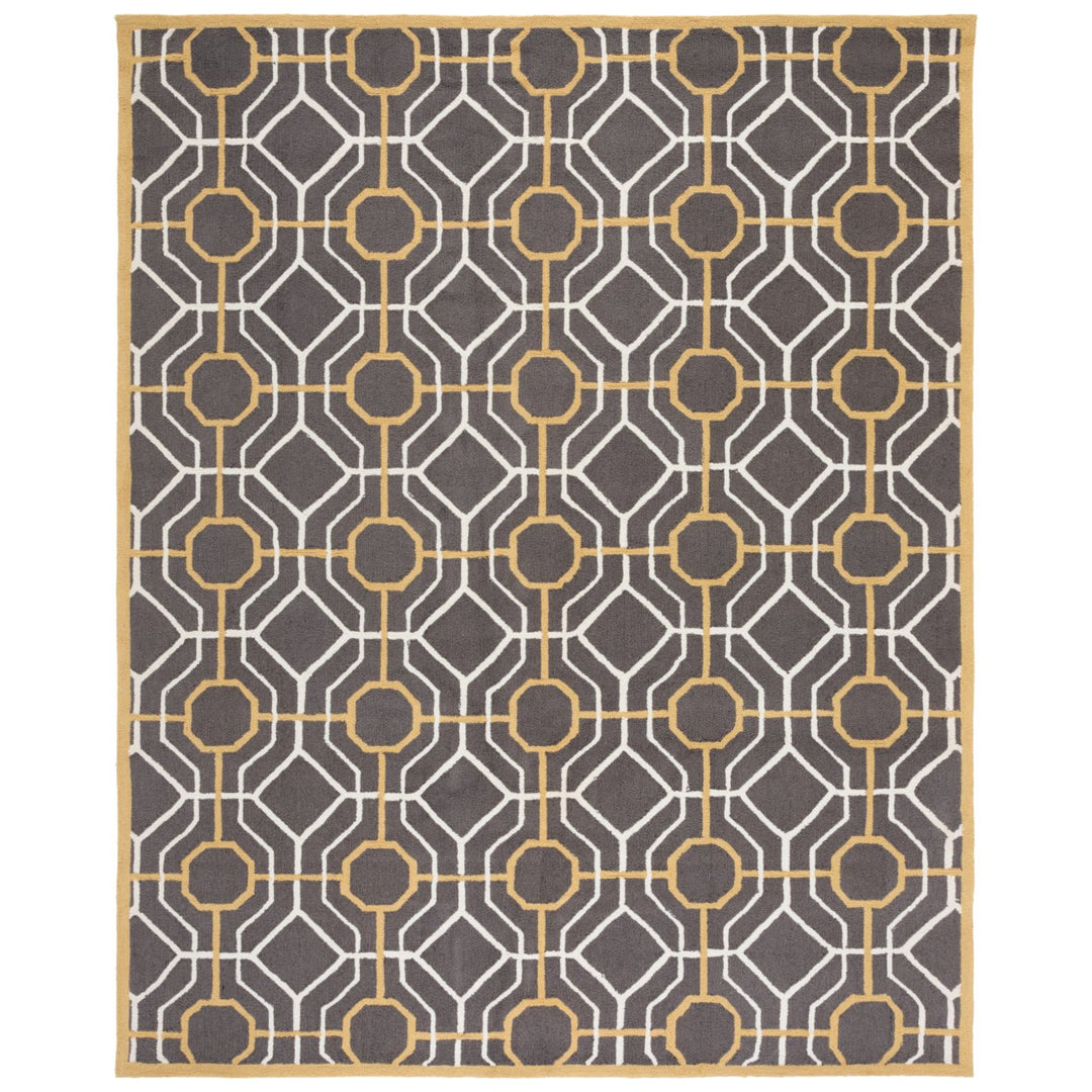 SAFAVIEH Four Seasons FRS244C Dark Grey / Ivory Rug Image 1