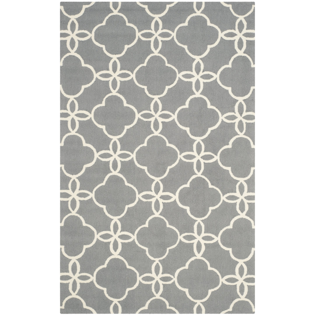 SAFAVIEH Four Seasons FRS246B Grey / Ivory Rug Image 5