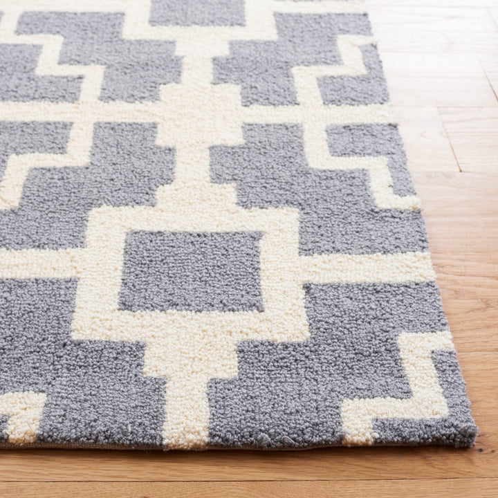 SAFAVIEH Four Seasons FRS245B Grey / Ivory Rug Image 4