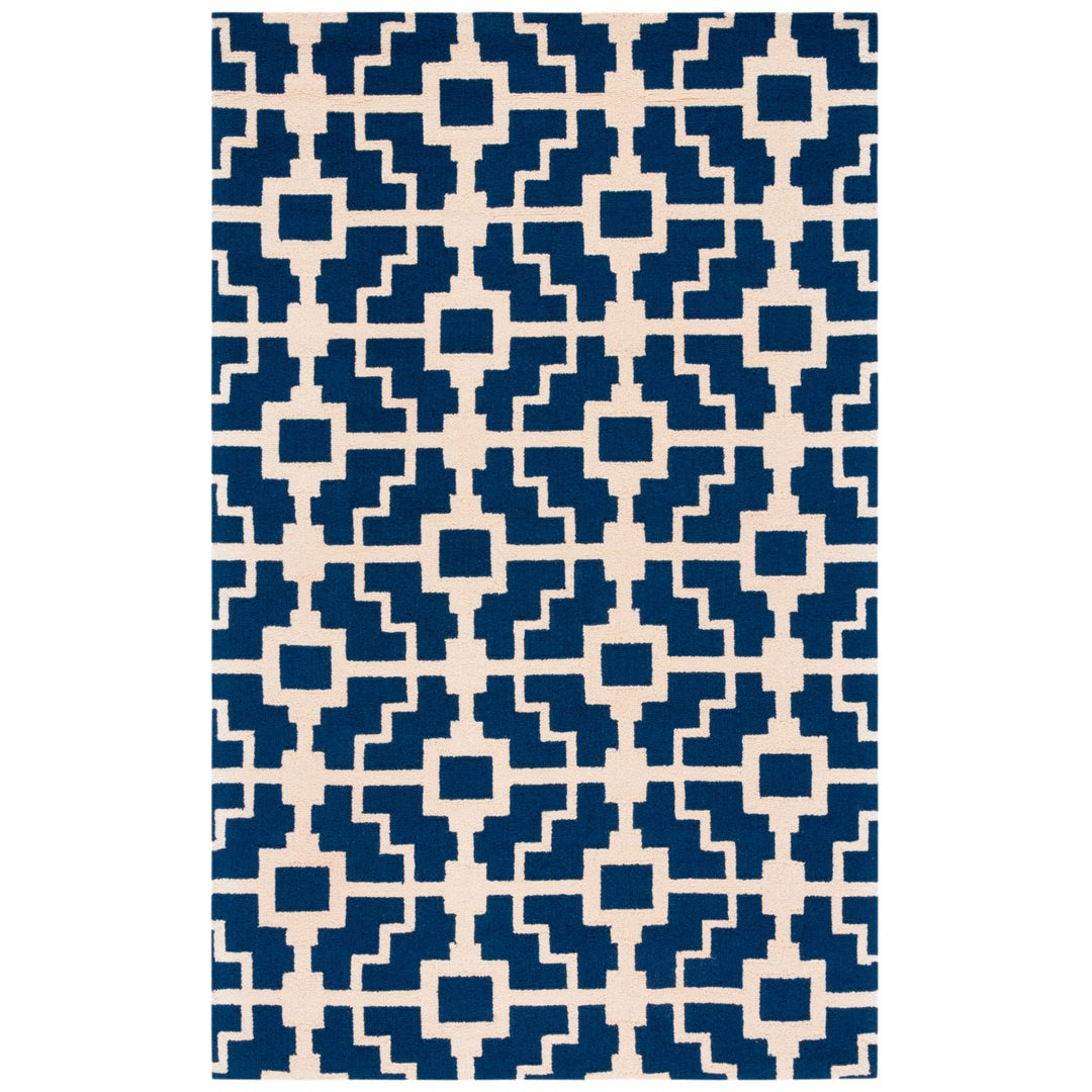 SAFAVIEH Four Seasons FRS245H Navy / Ivory Rug Image 1