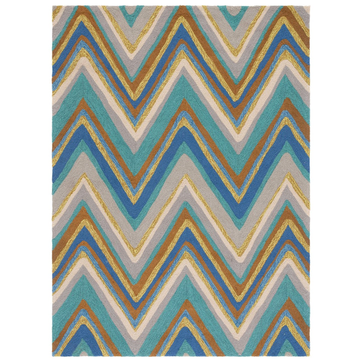 SAFAVIEH Four Seasons FRS389A Blue / Multi Rug Image 5