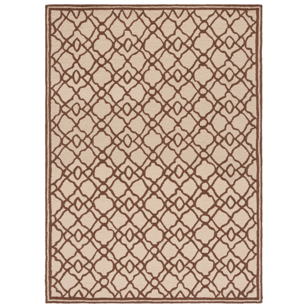 SAFAVIEH Four Seasons FRS396A Ivory / Dark Brown Rug Image 1