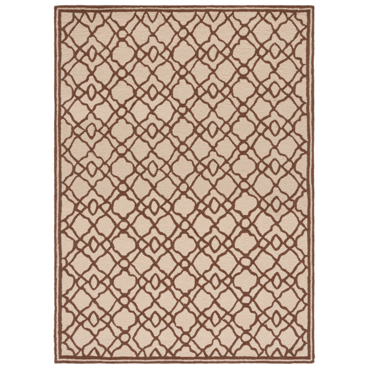 SAFAVIEH Four Seasons FRS396A Ivory / Dark Brown Rug Image 1