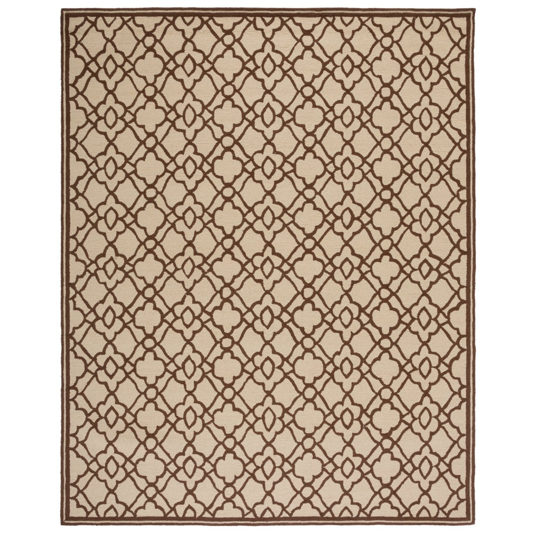 SAFAVIEH Four Seasons FRS396A Ivory / Dark Brown Rug Image 1