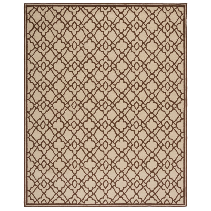 SAFAVIEH Four Seasons FRS396A Ivory / Dark Brown Rug Image 1