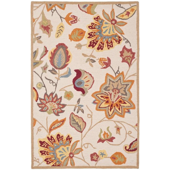 SAFAVIEH Four Seasons FRS413B Ivory / Yellow Rug Image 1