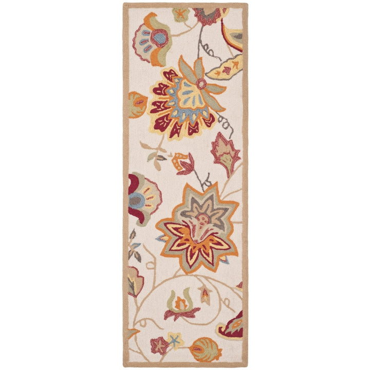 SAFAVIEH Four Seasons FRS413B Ivory / Yellow Rug Image 1