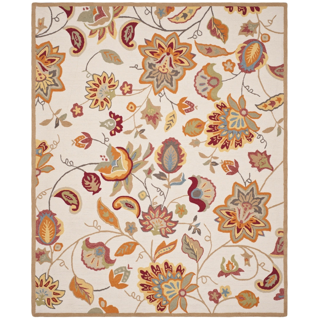 SAFAVIEH Four Seasons FRS413B Ivory / Yellow Rug Image 8