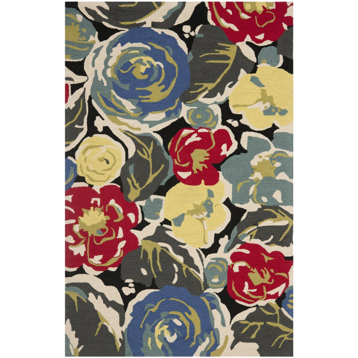 SAFAVIEH Four Seasons FRS437A Black / Multi Rug Image 10