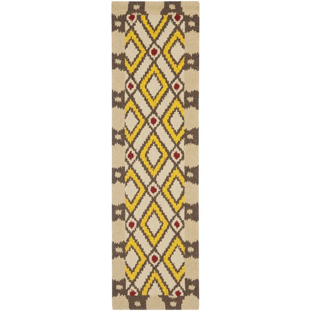 SAFAVIEH Four Seasons FRS455E Beige / Yellow Rug Image 1