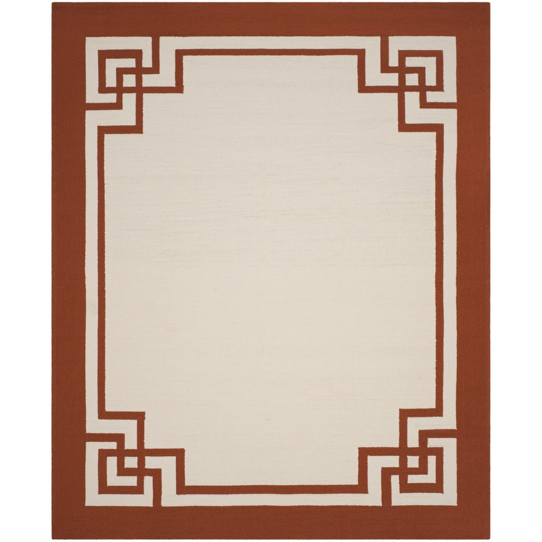 SAFAVIEH Four Seasons FRS461W Off White / Sangria Rug Image 1