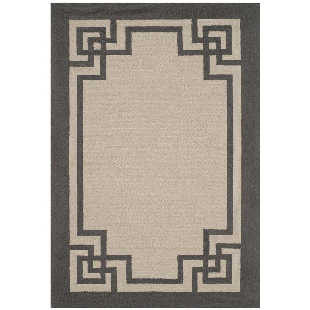 SAFAVIEH Four Seasons FRS461T Ivory / Charcoal Rug Image 1