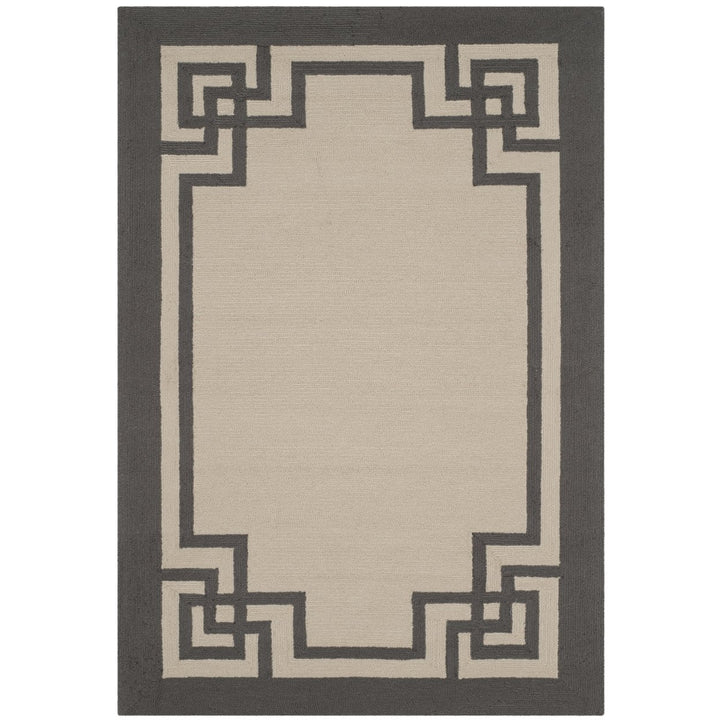 SAFAVIEH Four Seasons FRS461T Ivory / Charcoal Rug Image 1